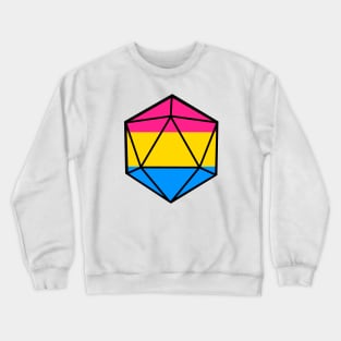 Pansexual Pride d20 Crewneck Sweatshirt